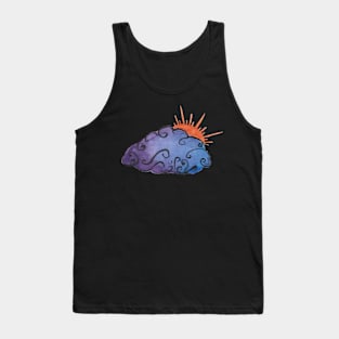 Watercolor Storm Cloud Tank Top